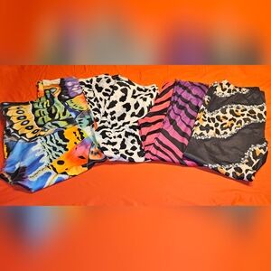 Plus Size Leggings Bundle of 4 Multi-Colored XXL/2XL New W/Out Tags
